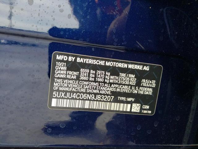 5UXJU4C06N9J83207 BMW X5 M50i