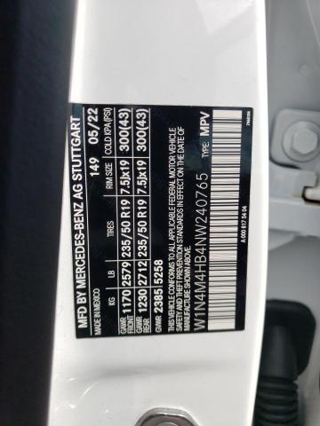 W1N4M4HB4NW240765 Mercedes-Benz Glb 250 4matic