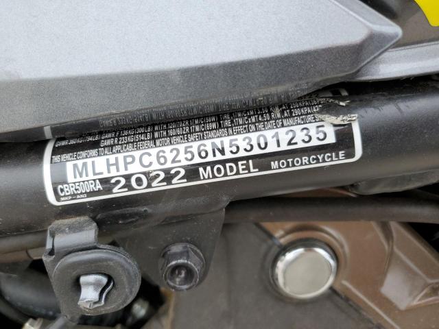 2022 HONDA CBR500 RA MLHPC6256N5301235