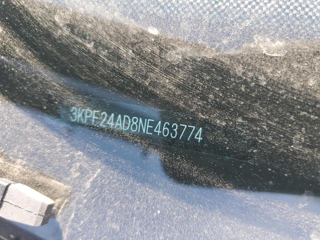 3KPF24AD8NE463774 KIA FORTE FE