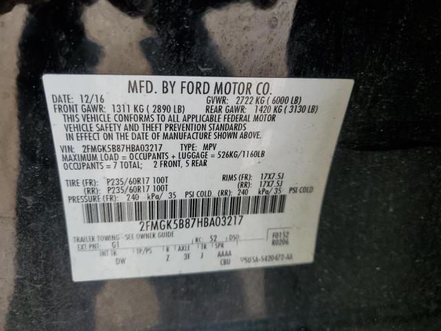 2017 FORD FLEX SE - 2FMGK5B87HBA03217