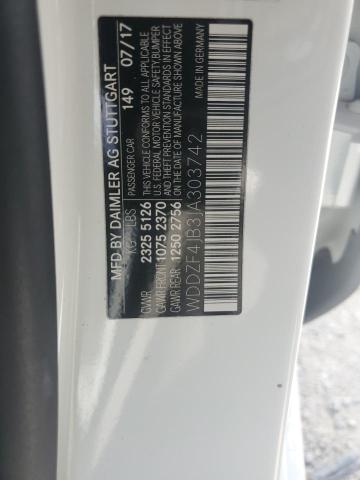 WDDZF4JB3JA303742 Mercedes-Benz E 300