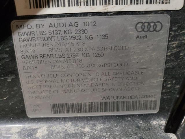 VIN WA1UFAFL0DA140941 2013 Audi A4, Premium Plus no.13