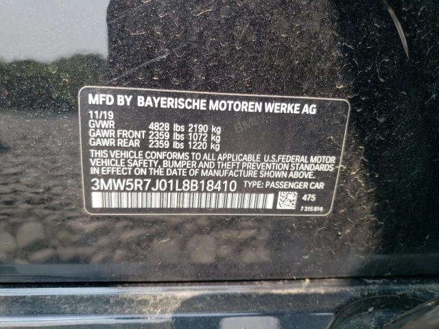 2020 BMW 330XI - 3MW5R7J01L8B18410