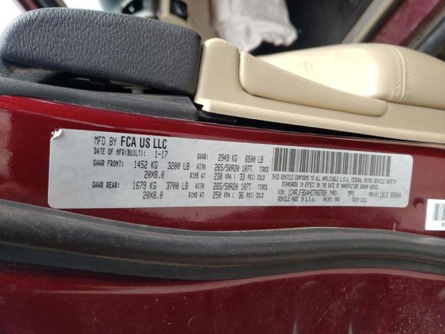 2017 JEEP CHEEROKEE - 1C4RJFBG4HC706769