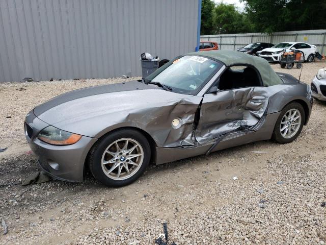Salvage cars for sale from Copart Midway, FL: 2003 BMW Z4 2.5