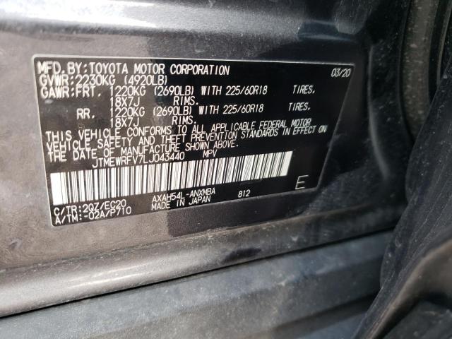 JTMEWRFV7LJ043440 Toyota RAV4 XSE