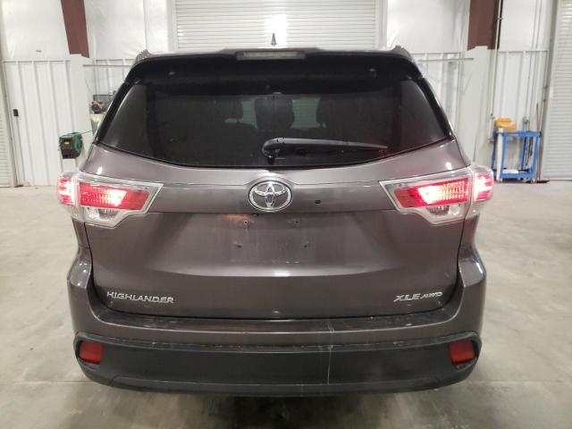 VIN 5TDJKRFH9FS117761 2015 Toyota Highlander, Xle no.6