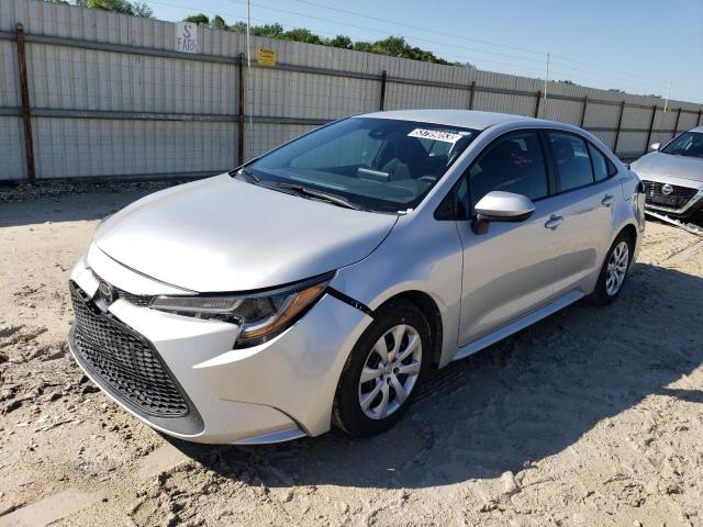 Salvage cars for sale from Copart New Braunfels, TX: 2021 Toyota Corolla LE