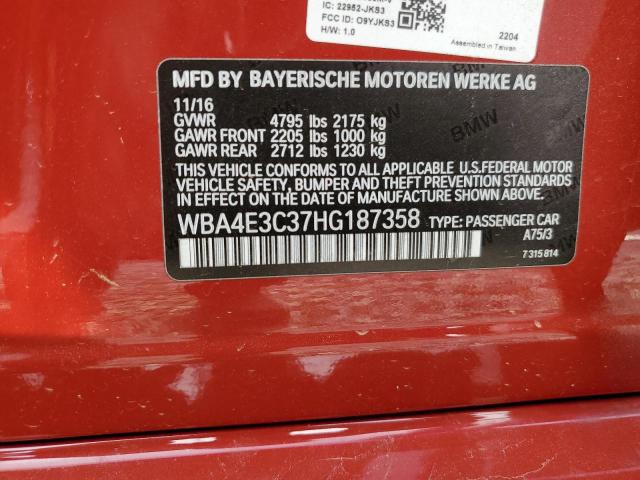 2017 BMW 440I - WBA4E3C37HG187358