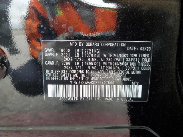 4S4WMAKDXP3427596 Subaru Ascent Limited