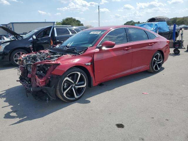 Salvage cars for sale from Copart Orlando, FL: 2019 Honda Accord Sport