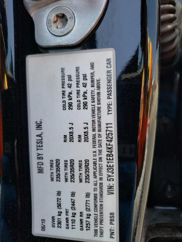 5YJ3E1EB4KF425711 Tesla MODEL 3