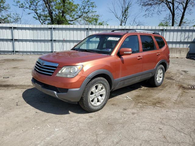 Salvage cars for sale from Copart West Mifflin, PA: 2009 KIA Borrego LX