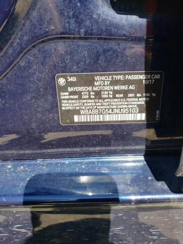 2018 BMW 340 XI - WBA8B7G54JNU95103