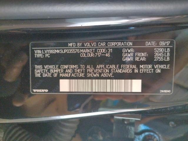 LVY992MK9JP035576 Volvo S90 T6 Momentum