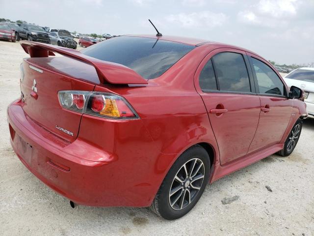 VIN: JA32U2FU1HU012289 Auction: COPART Lot: 50974213 Location: TX - SAN ANTONIO JA32U2FU1HU012289 MITSUBISHI LANCER 2017 RED Photo 3