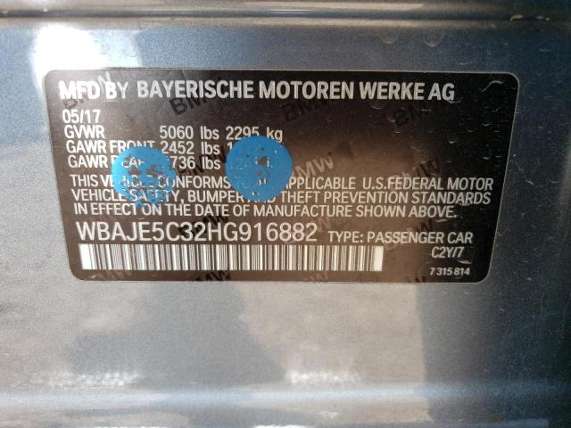 2017 BMW 540 I - WBAJE5C32HG916882
