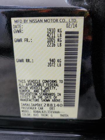 1N4AL3AP0EC288140 Nissan ALTIMA 2.5