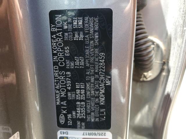 KNDPM3AC3H7228459 KIA Sportage Lx