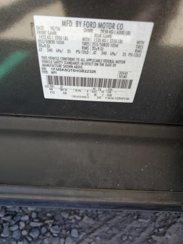 1FM5K8GT6HGB22326 Ford EXPLORER SPORT