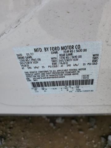 2FMPK4K89HBB52495 Ford Edge Titanium