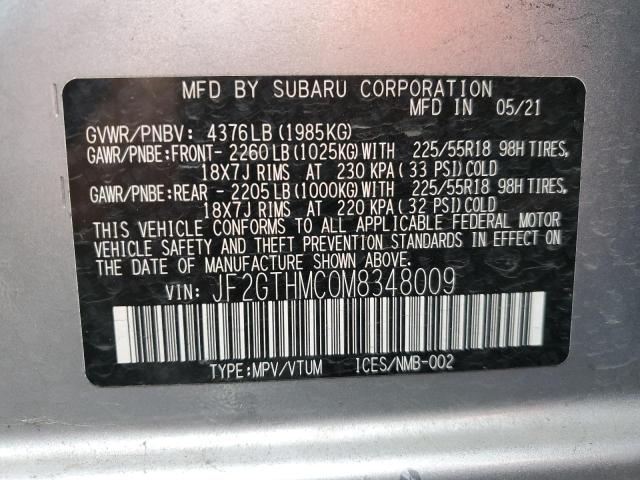 JF2GTHMC0M8348009 Subaru Crosstrek Limited