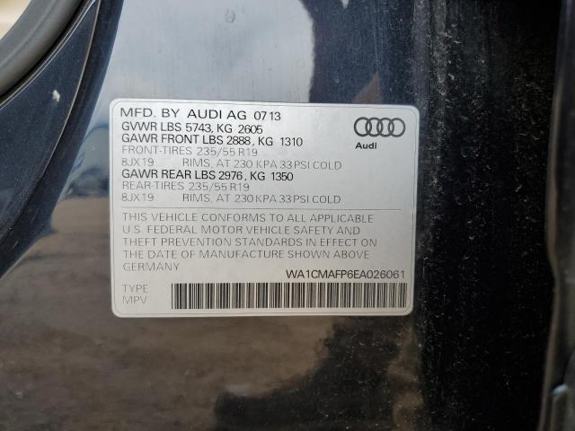 VIN WA1CMAFP6EA026061 2014 Audi Q5, Tdi Premium Plus no.12