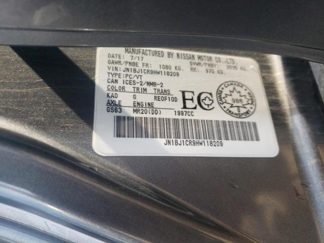 2017 NISSAN QASHQAI - JN1BJ1CR9HW118209
