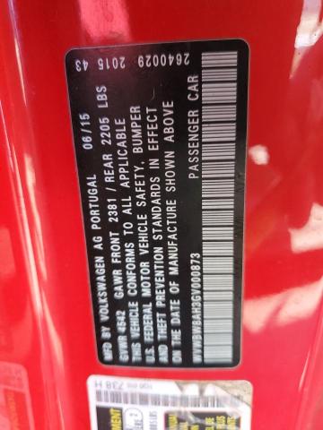 2016 VOLKSWAGEN EOS KOMFOR - WVWBW8AH3GV000873