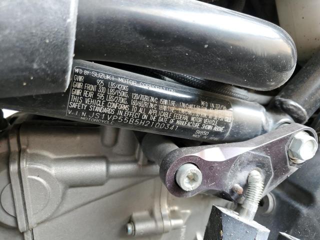 2017 SUZUKI SV650 A JS1VP55B5H2100341