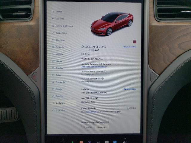 5YJSA1E27JF264793 Tesla MODEL S
