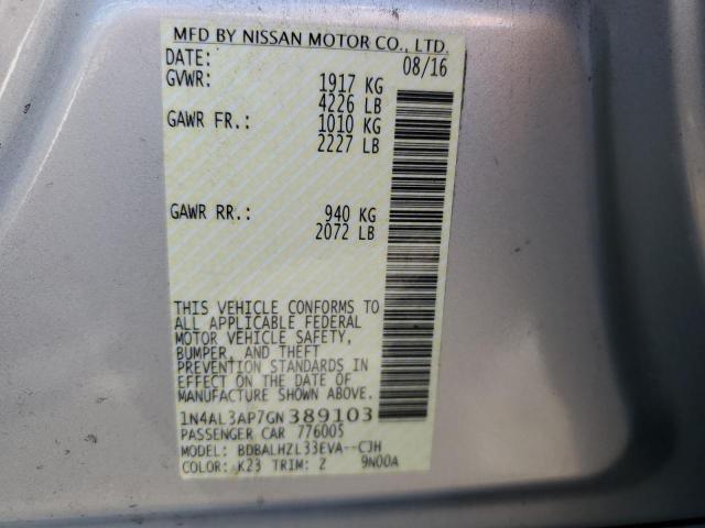 1N4AL3AP7GN389103 Nissan ALTIMA 2.5