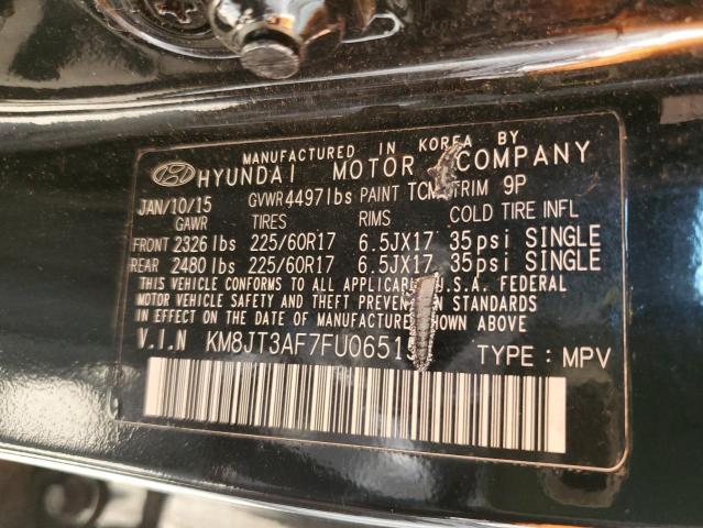 2015 HYUNDAI TUCSON GLS - KM8JT3AF7FU065151