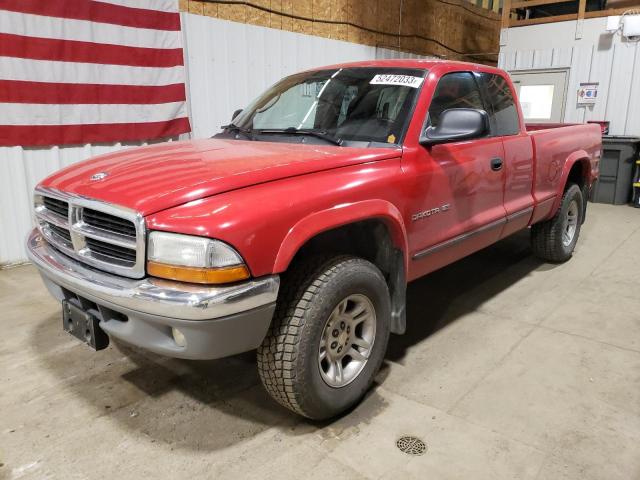 Salvage cars for sale from Copart Anchorage, AK: 2002 Dodge Dakota SLT