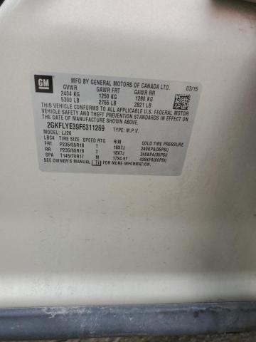 2GKFLYE39F6311269 GMC Terrain Slt