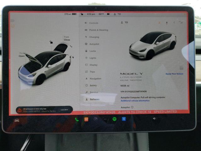 5YJYGDEE0MF141426 Tesla Model Y