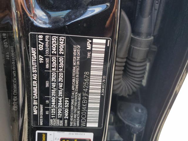 2018 MERCEDES-BENZ GLC COUPE - WDC0J4KB9JF425678