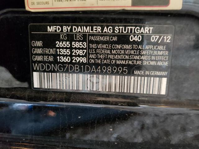 VIN WDDNG7DB1DA498995 2013 Mercedes-Benz S-Class, 550 no.12