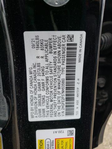 2022 HONDA CIVIC SPOR - 2HGFE2F57NH535860