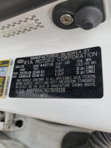 KNDPB3AC9G7809338 KIA Sportage Lx