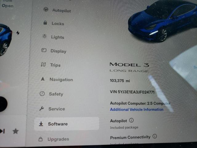 5YJ3E1EA3JF024771 Tesla MODEL 3