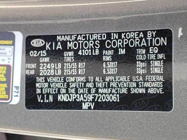 KNDJP3A59F7203061 KIA SOUL +