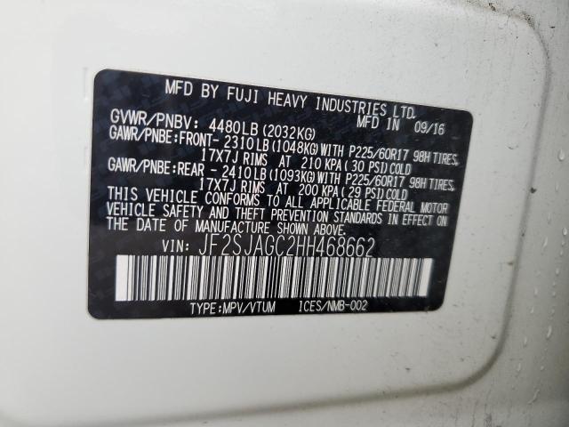 JF2SJAGC2HH468662 Subaru Forester 2.5i Premium