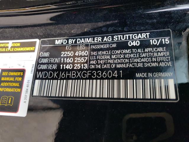 2016 MERCEDES-BENZ E 400 4MAT - WDDKJ6HBXGF336041