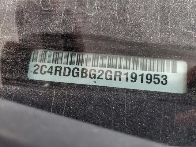 2016 DODGE GRAND CARA 2C4RDGBG2GR191953