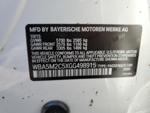 2016 BMW 535 IGT WBA5M2C5XGG498915