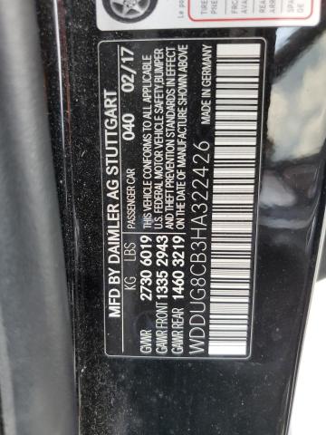 WDDUG8CB3HA322426 Mercedes-Benz S 550