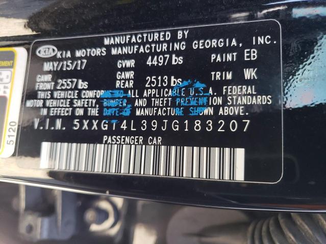 5XXGT4L39JG183207 KIA Optima Lx
