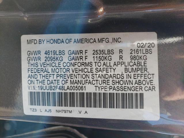 2020 ACURA TLX TECHNO - 19UUB2F48LA005061